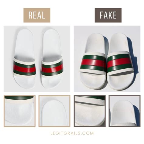 gucci platform slides real vs fake|gucci slides authenticity.